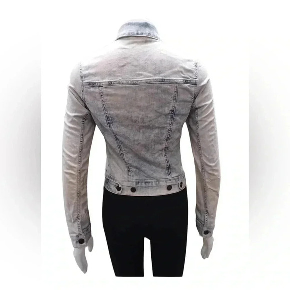 Mavi Acid Wash Light Wash Denim Jean Jacket Size XS - Picture 4 of 10